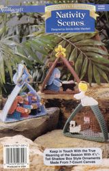 Christmas Trimmings - Nativity Scenes, plastic canvas kit (The Needlecraft Shop)