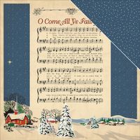 Christmas Wonderland Collection, Joyful & Triumphant, double-sided scrapbook cardstock (Carta Bella)