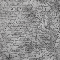 Civil War Era Map, Virginia, Civil War, scrapbook papers (Stamping Station)