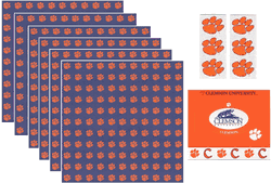 Clemson University (Tigers) Scrapbook Kit - PURPLE paper (Sports Solution)