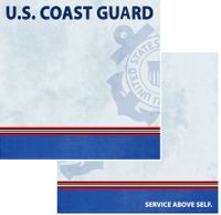 Coast Guard, double-sided scrapbook paper (Scrapbook Customs)