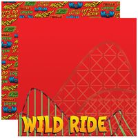Coaster Fanatics, double-sided scrapbook paper (Reminisce)