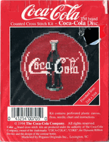 Coca Cola, Coca Cola Disc, cross stitch kit (Pegasus)