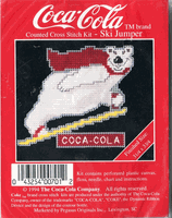 Coca Cola, Ski Jumper Bear, cross stitch kit (Pegasus)