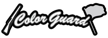 Color Guard, Sport Topper, scrapbook sticker (Stamping Station)