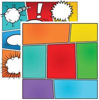Comic Book Panel, double-sided, scrapbook paper (Reminisce)<br><font color=red>25% off</font>