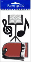 Concert, Leisure & Recreation scrapbook stickers (Paper Bliss) 