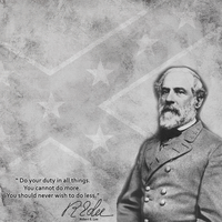 Confederate General, General Lee, Civil War, scrapbook papers (Stamping Station)