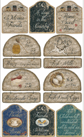Country Signs, Enchanted Gardens scrapbook stickers (Fabscraps)<br><font color=red>33% off</font>