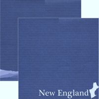 Country, USA, New England area, Double-sided, scrapbook paper (Reminisce)<br><font color=red>50% off</font>