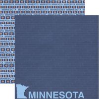 Country, USA, Minnesota, double-sided, scrapbook paper (Reminisce)<br><font color=red>50% off</font>