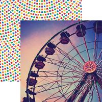 County Fair Collection, Ferris Wheel, double-sided, scrapbook paper (Reminisce)<br><font color=red>25% off</font>