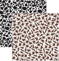 Cowboy Collection, Cowboys, double-sided, scrapbook paper (Reminisce)<br><font color=red>25% off</font>