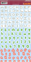 Cumplean-Oh! Birthday Collection Stickers 6"X12" Cumpleanos Alphabet<br><font color=red>50% off</font>