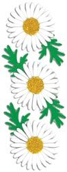 Daisies, 3-D SLIM flower scrapbook stickers (Jolee's By You)<br><font color=red>33% off</font>
