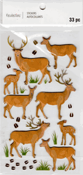 Deer, 3D scrapbook stickers 4x7" (Recollections)<br><font color=red>40% off</font>
