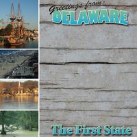 Delaware, Travel, States, scrapbook paper (Stamping Station)