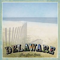 Delaware Vintage, States scrapbook paper (Stamping Station)