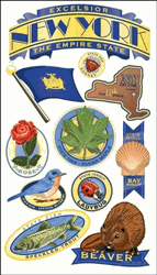 Destinations: Inside USA, Binder scrapbook stickers (Sticko)<br>(2_choices)