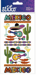 Destinations: Outside USA, Binder scrapbook stickers (Sticko)<br>(6_choices)