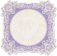 Die-Cut Glittered Cardstock, Le Jardin, 12x12" (Ruby Rock-It)<br><font color=red>25% off</font>