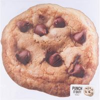 Die Cut, Punch Out, Chocolate Chip Cookie, 12x12" scrapbook cardstock (American Crafts)<br><font color=red>25% off</font>