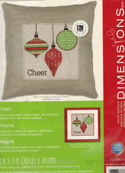 Dimensions: Cheer, Christmas Fabric Applique Kit, 8x8"<br><font color=red>25% off</font>