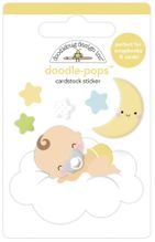 Doodle Pops, Cloud Nine, Baby, 3-D scrapbook sticker (Doodlebug Designs)