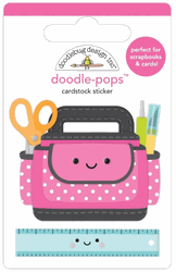 Doodle Pops, Craft Caddy, 3-D scrapbook stickers (Doodlebug Designs)