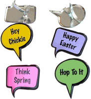 Easter Bubble, scrapbook brads, 12/pack (Eyelet Outlet)