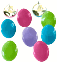 Easter, Colored Eggs, scrapbook brads, 12/pack (Eyelet Outlet)
