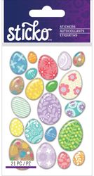 Easter Eggs, epoxy scrapbook stickers (Sticko)<br><font color=red>50% off</font>