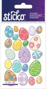 Easter Eggs, epoxy scrapbook stickers (Sticko)<br><font color=red>50% off</font>