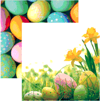 Easter, holiday scrapbook papers<br>(15_choices)
