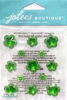 Emerald Floral Prism, 3-D scrapbook stickers (Jolee's Boutique)<br><font color=red>50% off</font>