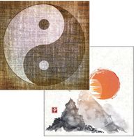 Everything Zen Collection, Yin Yang, double-sided, scrapbook paper (Reminisce)<br><font color=red>25% off</font>