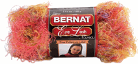 Eye Lash Yarn, Sultry, (Violet/Yellow/Coral) specialty knit & crochet yarn (Bernat)<br><font color=red>Close Out<br>50% off</font>