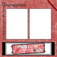 Firefighter w/ frames, scrapbook paper (Stamping Station)
