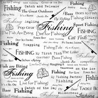 Fishing, scrapbook paper (Stamping Station)