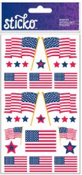 Flag Day, patriotic scrapbook stickers (Sticko)<br><font color=red>25% off</font>