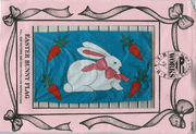 Flag Pattern, Easter Bunny, Works of Heart (Alma Lynne)<br><font color=red>Save 50%</font>