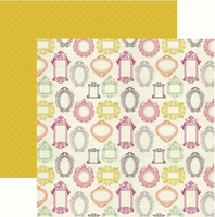 Flora Delight Collection, Decorate, Frames double-sided scrapbook paper (Kaisercraft)<br><font color=red>50% off</font>