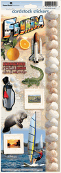 Florida, travel Cardstock Stickers, scrapbook (Paper House)