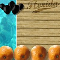 Florida, Travel, States, scrapbook paper (Stamping Station)
