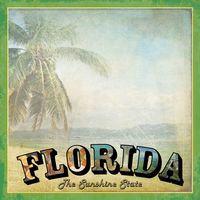 Florida Vintage, States scrapbook paper (Stamping Station)