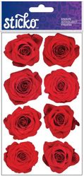 Flowers, Red Roses, Photo Series Stickers, scrapbook (Sticko)<br><font color=red>33% off</font>