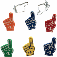 Foam Hands, scrapbook brads, 12/pk (Eyelet Outlet) 