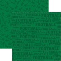Football, double-sided, scrapbook paper (Reminisce)<br><font color=red>25% off</font>