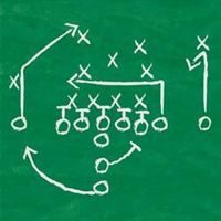 Football Game Plan, scrapbook paper (Paper House)