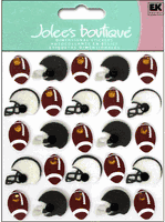 Football & Helmets Repeats, 3-D scrapbook stickers (Jolee's Boutique)<br><font color=red>50% off</font>